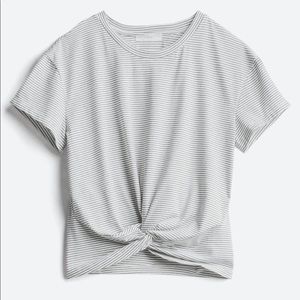 LUSH
Tamara Cropped Knot Front Knit Top